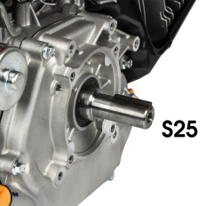 Двигатель бензиновый 4Т DDE E1500E-S25 (15 л.с., 420 куб. см, к/вал 25 мм, шпонка, элстарт)(794-708)(15 л.с., 420 куб. см, выход коленвала 25 мм, шпонка, элстарт)