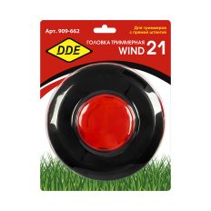 Головка триммерная DDE Wind 21 универсальная полуавтомат быстрая смена корда (крепление под гайку диска)универсальная полуавтомат быстрая смена корда (крепление под гайку диска)