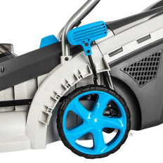 Газонокосилка аккумуляторная DDE BlueTech LMB 3840 (ширина 38 см, высота 25 - 75 мм, сборник, без ЗУ и АКБ)(ширина 38 см, высота 25 - 75 мм, сборник, без ЗУ и АКБ)