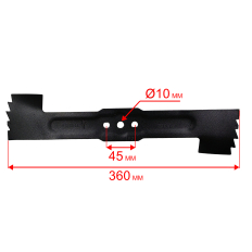Нож для газонокосилки оригинальный DDE LMB3840 BlueTecНож для газонокосилки оригинальный DDE LMB3840 BlueTec 
