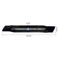 Нож для газонокосилки оригинальный DDE LME3109 / LME3313