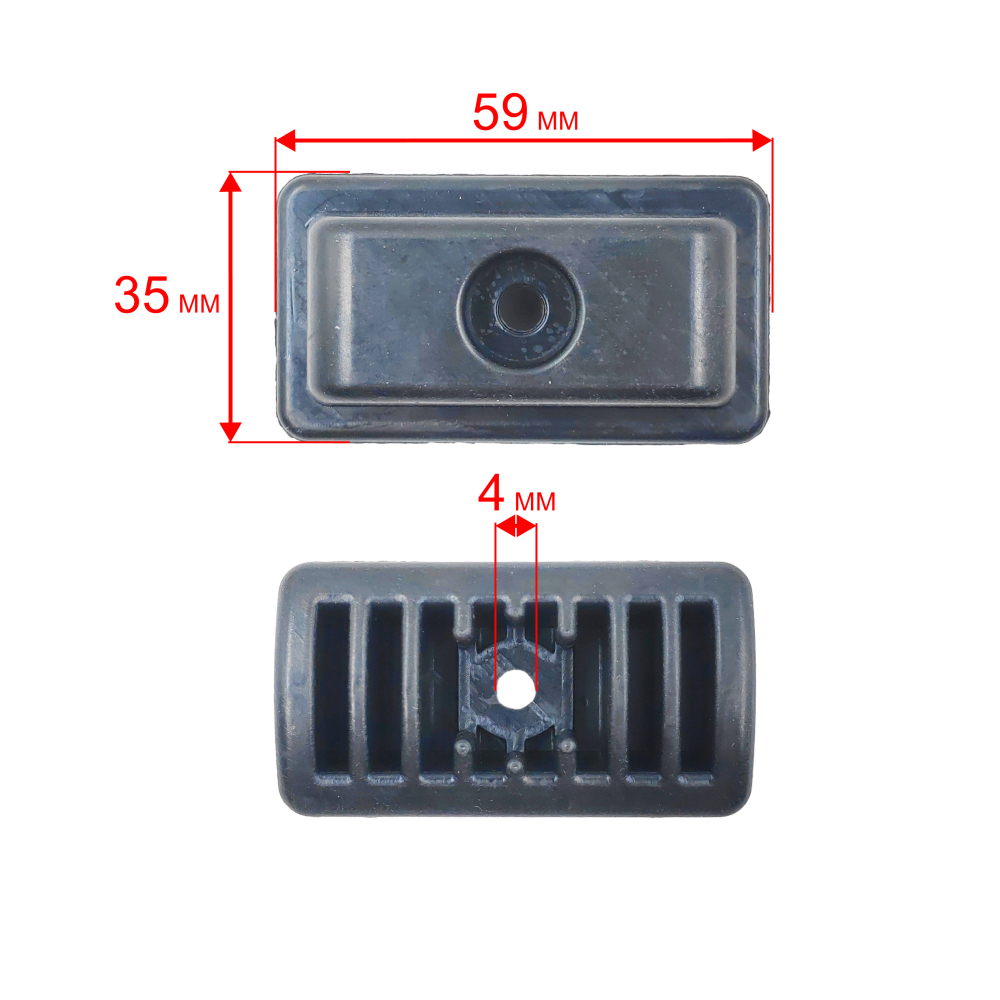 Виброгаситель DDE GS400/16", ножки резиновые (911-696-119)