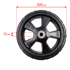 Колесо DDE SC51 скарификатора в сборе  (909-150-080)