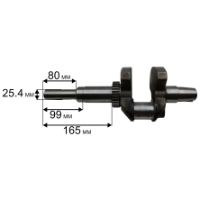 Коленвал DDE LC2P82F для трактора TR 106-300 (909-174-469)