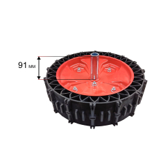 Колесо снегоотбрасывателя DDE 14" ST6561/6563/6563E/7067 (БЕСКАМЕРНОЕ, посадка 20мм)(БЕСКАМЕРНОЕ, посадка 20мм)