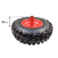 Колесо снегоотбрасывателя DDE STG6556/ST6560L 13x4.10-6 левое  (13x4.10-6L)