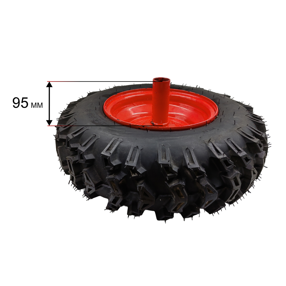 Колесо снегоотбрасывателя DDE ST1176LE левое в сборе (16x4.80-8L)в сборе