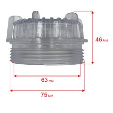 Крышка фильтра QUATTRO ELEMENTI A1100FL/1300FL G1100FL верхняя  --> 90-1332 верхняя -->910-232-004 --> 90-1332