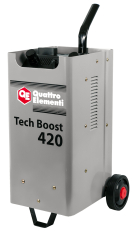 Пуско-зарядное устройство QUATTRO ELEMENTI Tech Boost 420 ( 12 / 24 Вольт, заряд до 75А, п (771-459)( 12 / 24 Вольт, заряд до 75А, пуск до 390 А, 23кг)