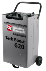 Пуско-зарядное устройство QUATTRO ELEMENTI Tech Boost 620 ( 12 / 24 Вольт, заряд до 90А, п (771-473)( 12 / 24 Вольт, заряд до 90А, пуск до 590 А, таймер, 28 кг)