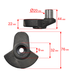 Коленвал QUATTRO ELEMENTI Storm/Aero (770-209-002)