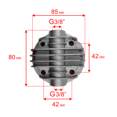Головка цилиндра QUATTRO ELEMENTI Piccolo 6 (770-186-023)