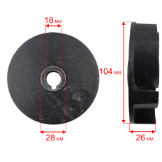 Крыльчатка QUATTRO ELEMENTI Sewage 1100F Ci-Cut (до 2020г.)