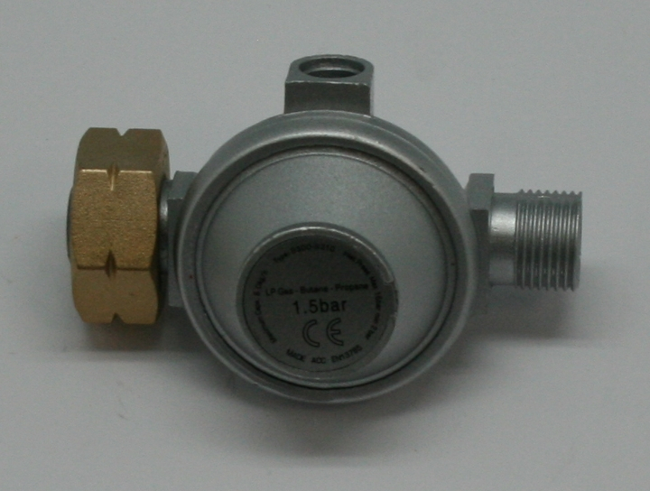 Редуктор газового балона QUATTRO ELEMENTI QE-10G/12G/20G/35G/55G  c2014 ( 1.5 bar ) (640-469-024)( 1.5 bar )