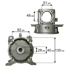 Картер QUATTRO ELEMENTI KM8-140 (248-450-022)