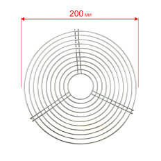 Решетка вентилятора QUATTRO ELEMENTI QE-55G/QE-80G -->243-967-012-->243-967-012