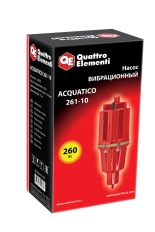 Насос вибрационный QUATTRO ELEMENTI Acquatico 261-10 (260 Вт, 1080 л/ч, для чистой, 60м, кабель10 м(260 Вт, 1080 л/ч, для чистой, 60м, кабель10 м, 3,2кг)