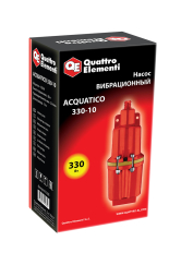Насос вибрационный QUATTRO ELEMENTI Acquatico 330-10 (330 Вт, 1320 л/ч, для чистой, 80м, кабель10 м(330 Вт, 1320 л/ч, для чистой, 80м, кабель10 м, 3,2кг) 