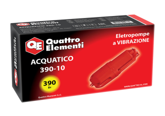 Насос вибрационный QUATTRO ELEMENTI Acquatico 390-10 (390 Вт, 1560 л/ч, для чистой, 80м, кабель10 м(390 Вт, 1560 л/ч, для чистой, 80м, кабель10 м, 3,2кг) 