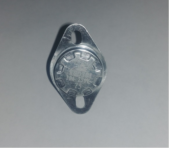 Термостат QUATTRO ELEMENTI KSD301 10А, 250В, 75*C   QE-30G (911-550-009)