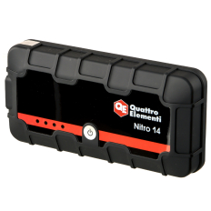 Пусковое устройство QUATTRO ELEMENTI Nitro 14  (12В, 14000 мАч, 450 А,  USB, LCD -  фонарь (790-328) (12В, 14000 мАч, 450 А,  USB, LCD -  фонарь)