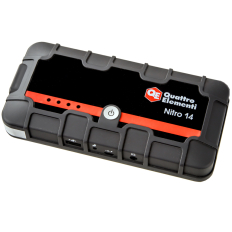 Пусковое устройство QUATTRO ELEMENTI Nitro 14  (12В, 14000 мАч, 450 А,  USB, LCD -  фонарь (790-328) (12В, 14000 мАч, 450 А,  USB, LCD -  фонарь)