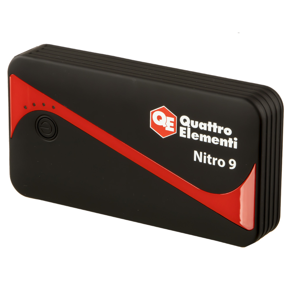 Пусковое устройство QUATTRO ELEMENTI Nitro  9  (12В, 9000 мАч, 450 А,  USB, LCD -  фонарь) (790-311) (12В, 9000 мАч, 450 А,  USB, LCD -  фонарь)