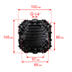 Головка цилиндра QUATTRO ELEMENTI PACIFIC 50-280