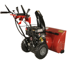 Снегоуборщик бензиновый DDE ST6561L (двиг Loncin 6,5 л.с. захват 24'' 5 вперёд 14" колёса, управлен14" колёса, управление выбросом на панели)