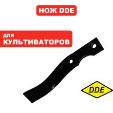 Нож для культиватора DDE V600 II / V650 II Мустанг 2,3,Кентавры правый -->HSD1G80 (50201-T01501-B01)