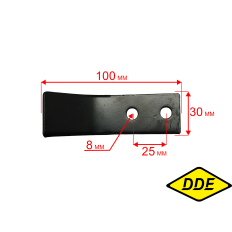 Нож для культиватора DDE BK-30 Пегас (1шт)BK-30 Пегас (1шт)