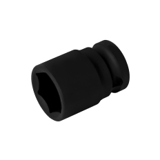 Головка торцевая ударная КОБАЛЬТ 1/2", 19 мм, Cr-Mo (1 шт.) подвес (642-166)(1 шт.) подвес