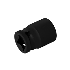 Головка торцевая ударная КОБАЛЬТ 1/2", 19 мм, Cr-Mo (1 шт.) подвес (642-166)(1 шт.) подвес