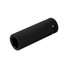 Головка торцевая глубокая ударная КОБАЛЬТ 1/2", 17 мм, Cr-Mo (1 шт.) подвес (642-302)(1 шт.) подвес