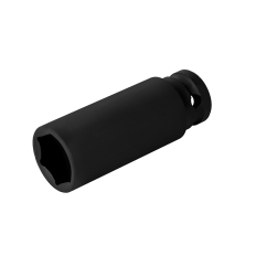Головка торцевая глубокая ударная КОБАЛЬТ 1/2", 21 мм, Cr-Mo (1 шт.) подвес (642-326)(1 шт.) подвес