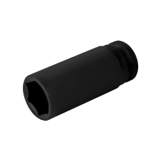 Головка торцевая глубокая ударная КОБАЛЬТ 1/2", 22 мм, Cr-Mo (1 шт.) подвес (642-333)(1 шт.) подвес