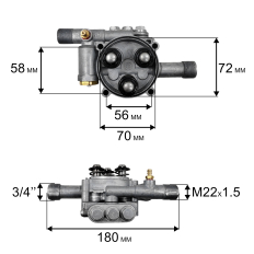 Насос QUATTRO ELEMENTI NAPOLI 180 Turboв сборе