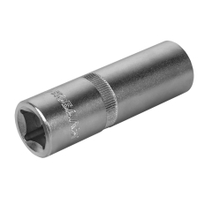 Головка торцевая глубокая КОБАЛЬТ 1/2", 17 мм, Cr-V (1 шт.) подвес (644-085)(1 шт.) подвес