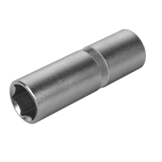 Головка торцевая глубокая КОБАЛЬТ 1/2", 17 мм, Cr-V (1 шт.) подвес (644-085)(1 шт.) подвес
