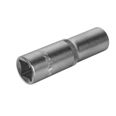 Головка торцевая глубокая КОБАЛЬТ 1/2", 13 мм, Cr-V (1 шт.) подвес (644-047)(1 шт.) подвес