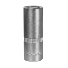 Головка торцевая глубокая КОБАЛЬТ 1/2", 21 мм, Cr-V (1 шт.) подвес (644-115)(1 шт.) подвес