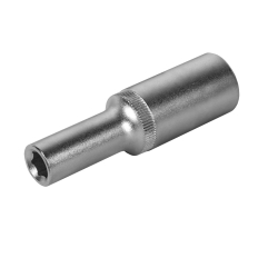Головка торцевая глубокая КОБАЛЬТ 1/2", 8 мм, Cr-V (1 шт.) подвес (643-996)(1 шт.) подвес