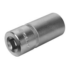 Головка торцевая глубокая КОБАЛЬТ 1/2", 24 мм, Cr-V (1 шт.) подвес (644-139)(1 шт.) подвес