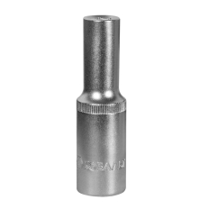 Головка торцевая глубокая КОБАЛЬТ 1/2", 9 мм, Cr-V (1 шт.) подвес (644-009)(1 шт.) подвес