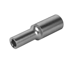 Головка торцевая глубокая КОБАЛЬТ 1/2", 9 мм, Cr-V (1 шт.) подвес (644-009)(1 шт.) подвес