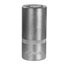 Головка торцевая глубокая КОБАЛЬТ 1/2", 27 мм, Cr-V (1 шт.) подвес (644-146)(1 шт.) подвес