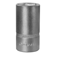 Головка торцевая глубокая КОБАЛЬТ 1/2", 30 мм, Cr-V (1 шт.) подвес (644-153)(1 шт.) подвес