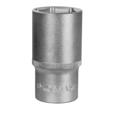 Головка торцевая глубокая КОБАЛЬТ 1/2", 32 мм, Cr-V (1 шт.) подвес (644-160)(1 шт.) подвес
