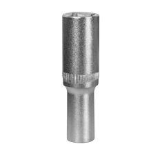 Головка торцевая глубокая КОБАЛЬТ 1/2", 11 мм, Cr-V (1 шт.) подвес (644-023)(1 шт.) подвес