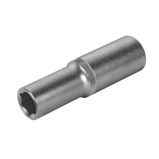 Головка торцевая глубокая КОБАЛЬТ 1/2", 12 мм, Cr-V (1 шт.) подвес (644-030)(1 шт.) подвес